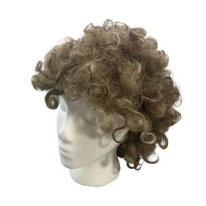 Vintage Costume Wig Curly Auburn Adult‎ Party Cosplay Hairpiece Republic Fami